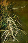 И.Н.Флоринская. Травы №1. 2005 г. 60х40. нат. шёлк, батик.