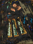 А.А.Карих. Музыка в храме. 1992. 42,5х32 см. Медь, эмаль.