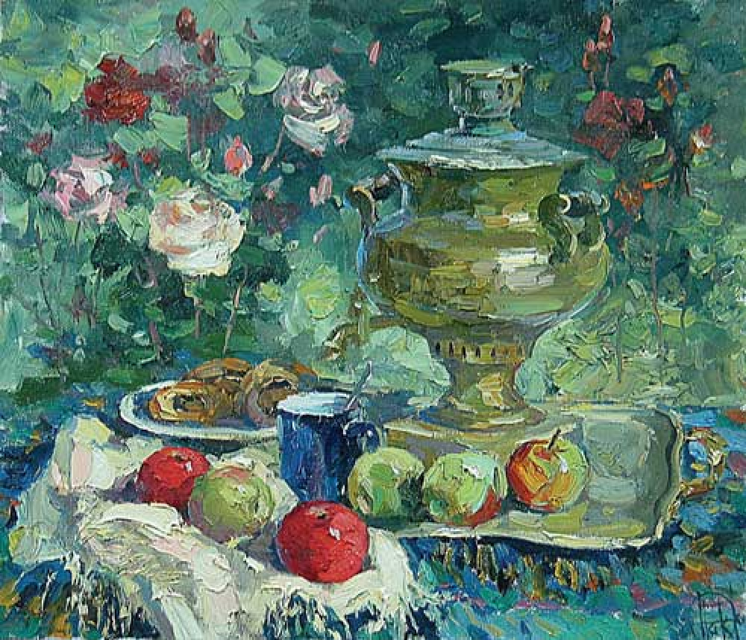 Д.Г.Пак. Летний натюрморт. 2007. 60х70. Х.м. Цена 20 000 руб.