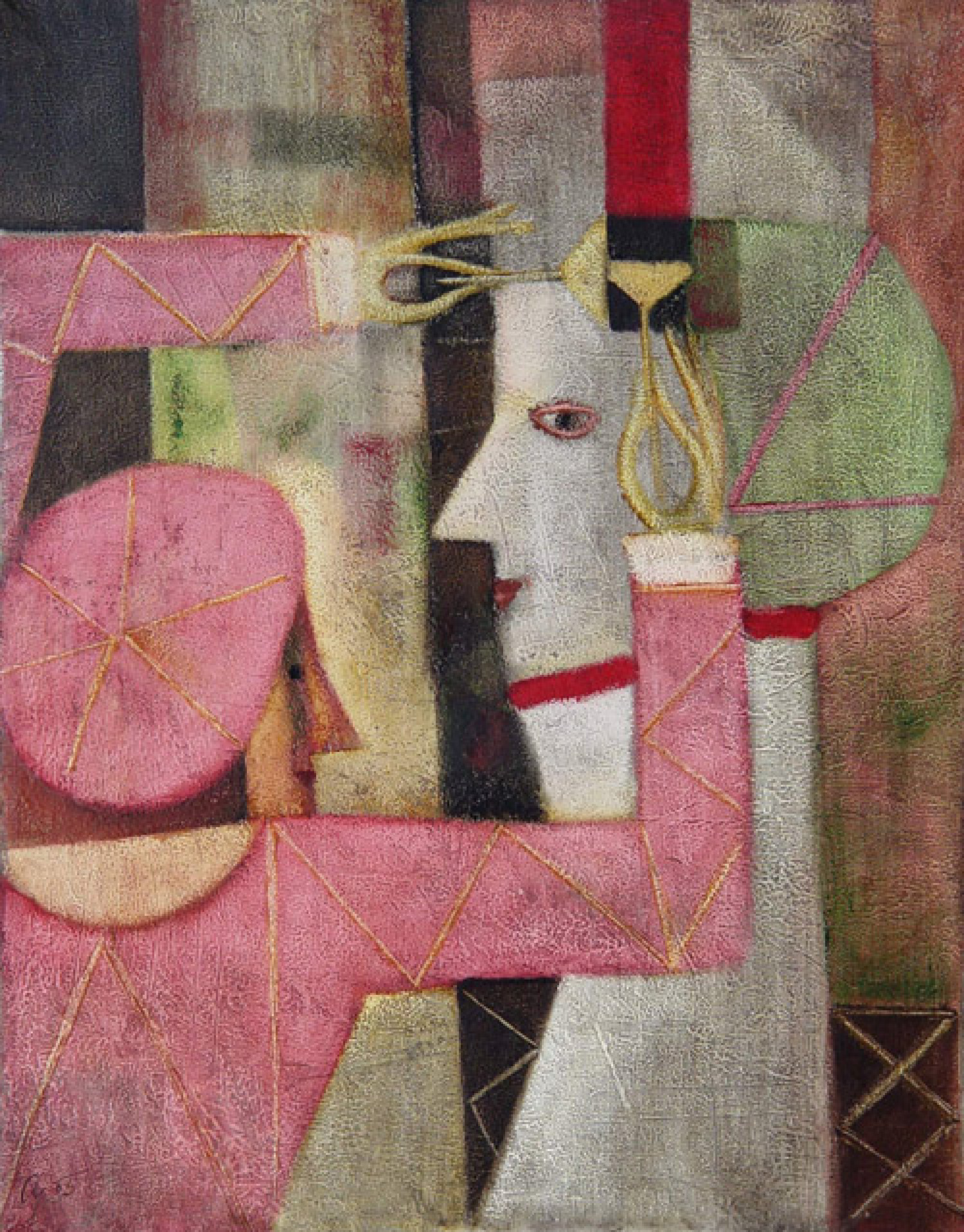 А.Л.Аранышев. Художник. 2005 г. 70х60 см. Холст, масло.