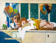 С.Н. Соколов. Спящая кукла. 1994. Х., м.  60х108.