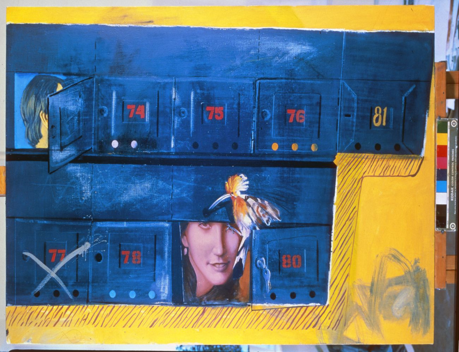 С.Н.Соколов. Тайна почтового ящика. Х.м., 90х130. 1991 г.