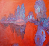 О.Г.Рожков. Осеннее утро. 2006 г. 70Х85.