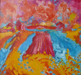 О.Г.Рожков. Начало лета. 2007 г. 59Х90.