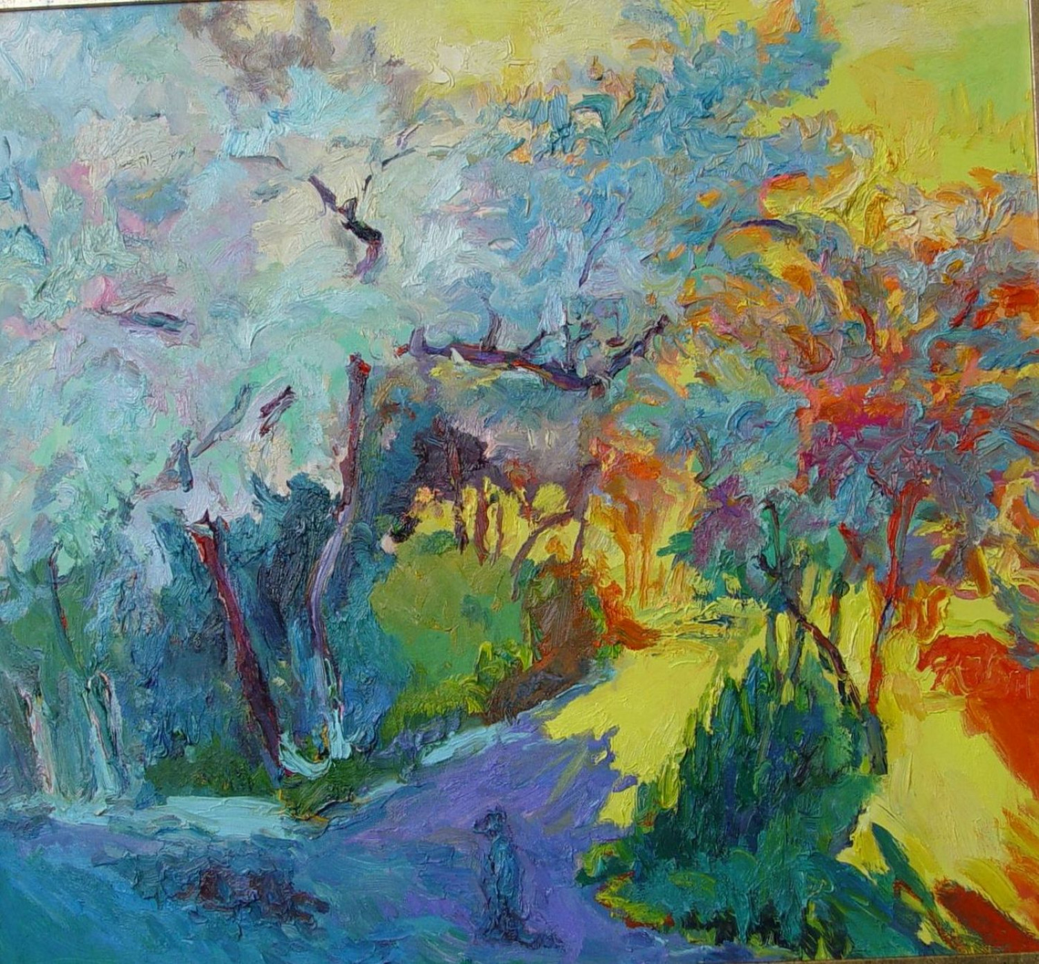 О.Г.Рожков. Весеннее утро на юге. 2007 г. 75Х90.