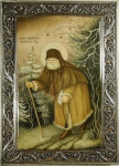 С.А. Кочкина, В.Д. Кочкин. Преподобный Серафим Саровский.Роспись по эмали.