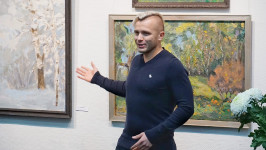 «Тихая моя родина» - открылась юбилейная выставка Вячеслава Токмакова