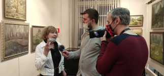 «Тихая моя родина» - открылась юбилейная выставка Вячеслава Токмакова